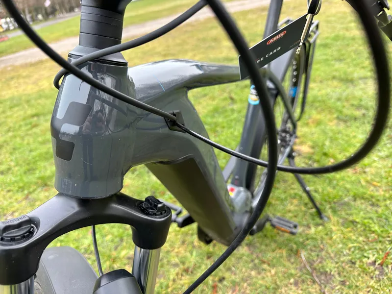 2ndHand Cube Touring Hybrid One 500 54cm Medium Electric Bike 2022 Grey/Blue-4